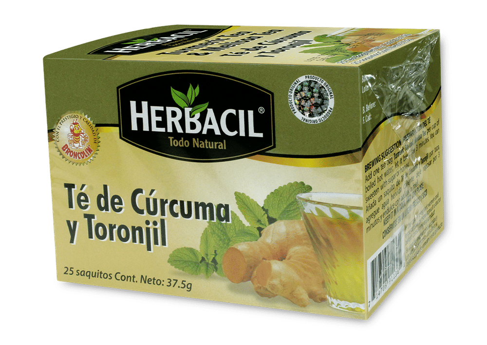 Imagen de Herbacil Té de Cúrcuma y Toronjil Infusión en Sobres