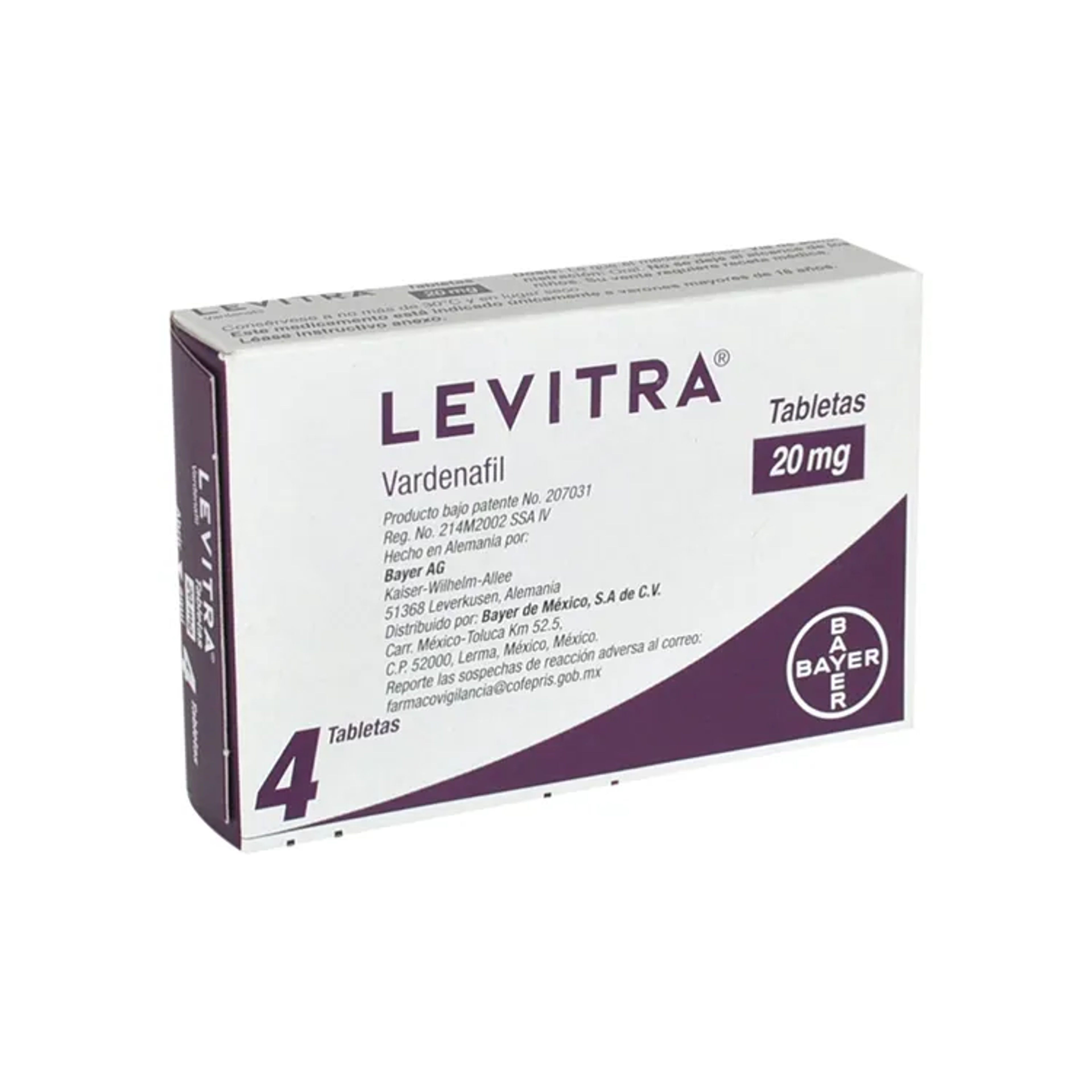 Levitra 20mg Precio