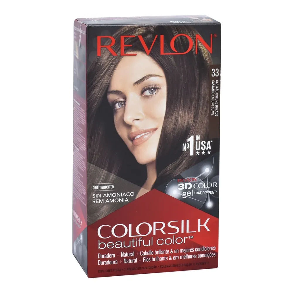 Imagen de ColorSilk Castaño Oscuro Dorado 33