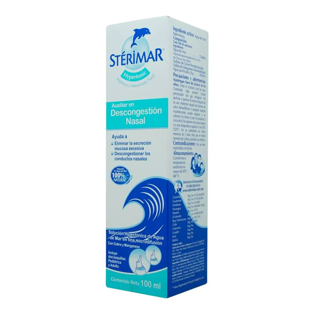 Imagen de Stérimar Agua de Mar Hipertónica 100 ml Spray nasal