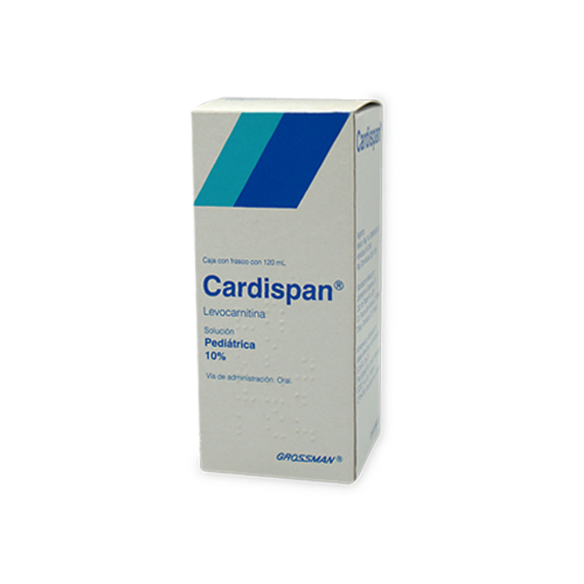 Cardispan Levocarnitina (Grossman) Solucin 500mg/5ml 120 ml (1 frasco) |  BuscaMed