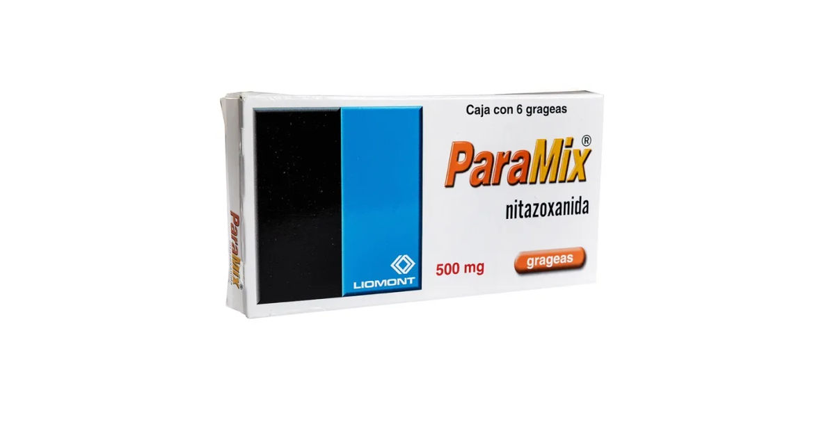 Paramix Paramix Nitazoxanida 500 mg tableta 6 grageas | BuscaMed