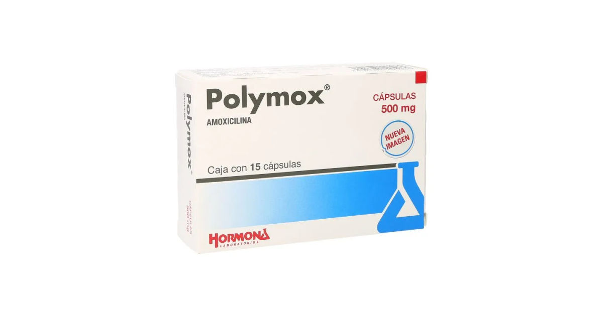 Polymox Polymox Amoxicilina 500 mg Cápsula Caja con 15 cápsulas | BuscaMed