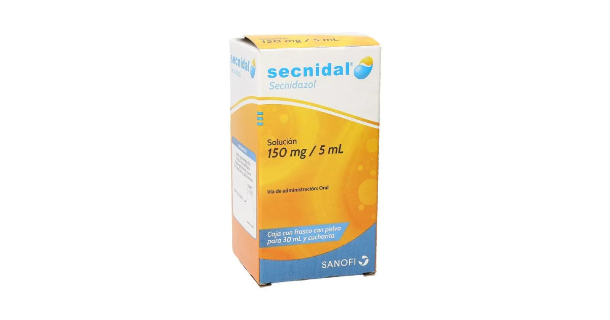 Secnidal Secnidazol 150 mg/5 ml polvo para preparar 30 ml frasco | BuscaMed