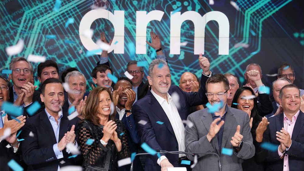 Arm revenue tops $3 billion for first time