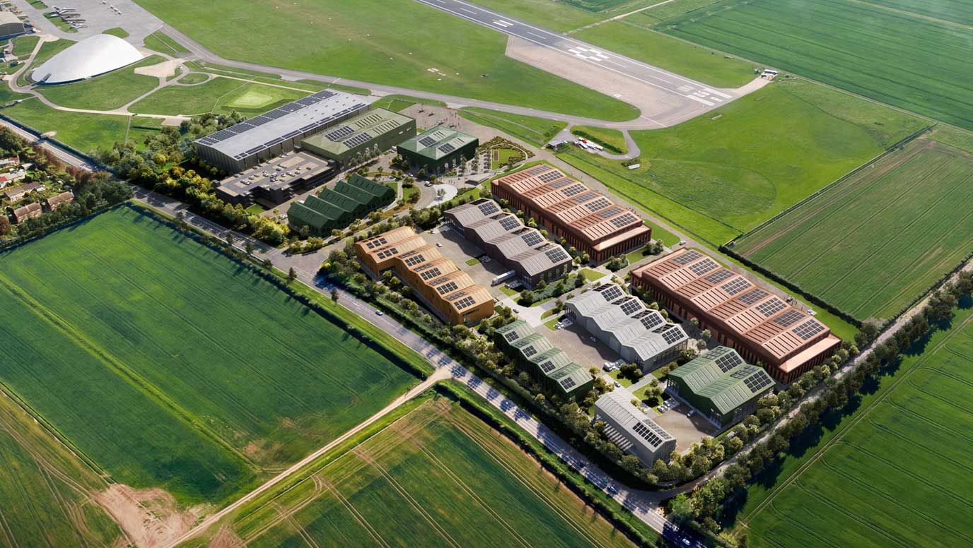 £120m aviation campus at Duxford taking shape