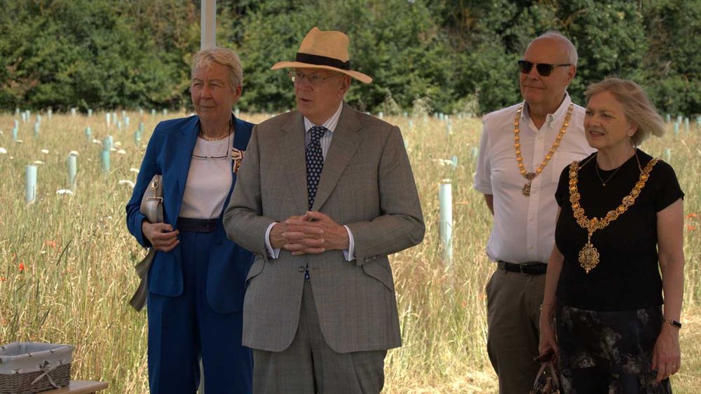 Royalty digs in to woodland project marking Cheffins' 200th anniversary