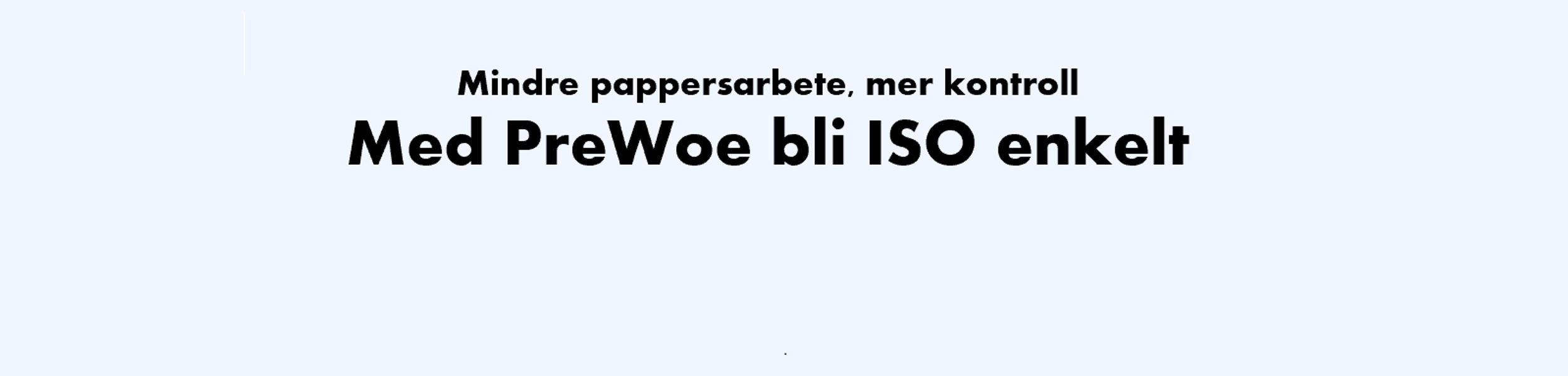 PreWoe banner