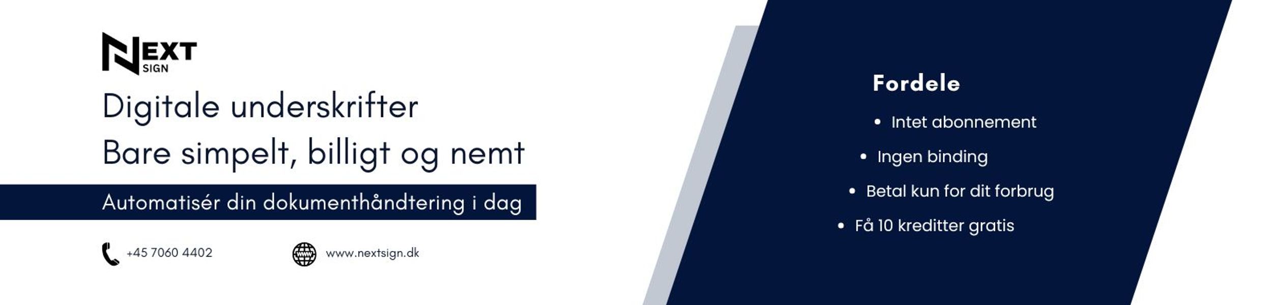 NextSign banner