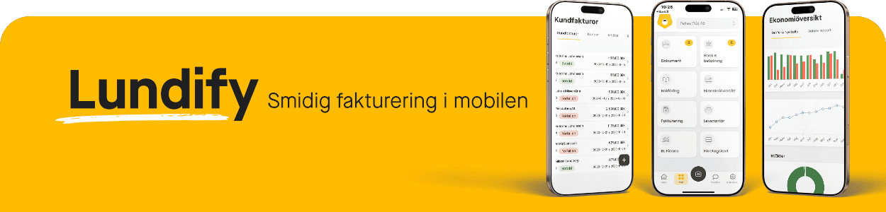 Lundify Fakturering banner