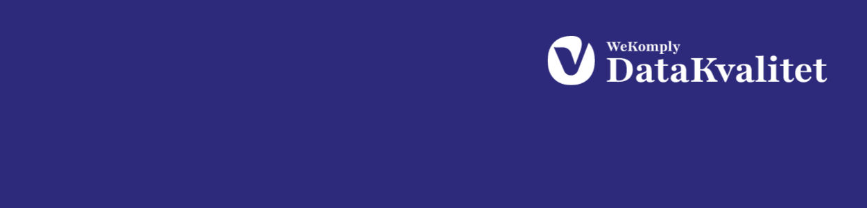 Datakvalitet banner