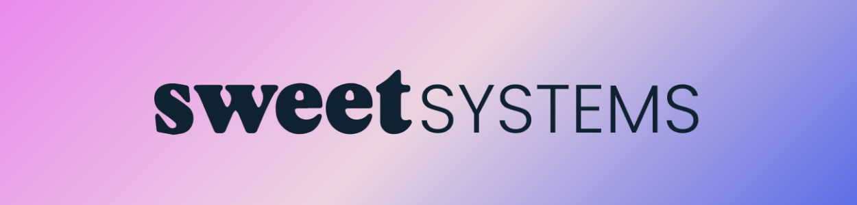 Sweet Systems banner