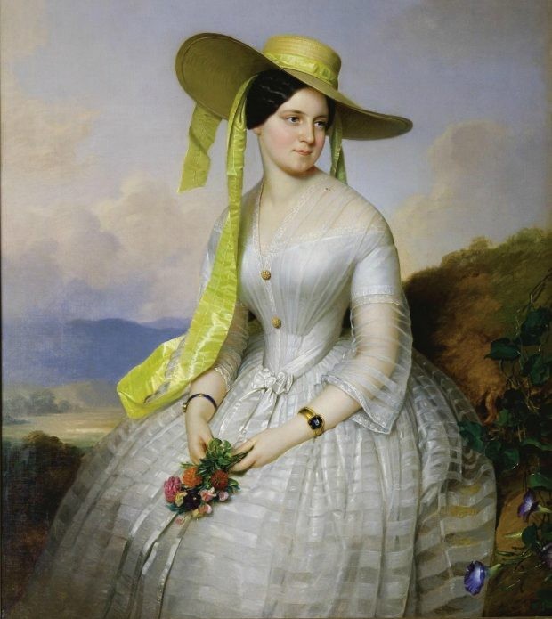 Portrait of a Lady with Hat by Anton Einsle 1801 1871 e1560715280231 310a1