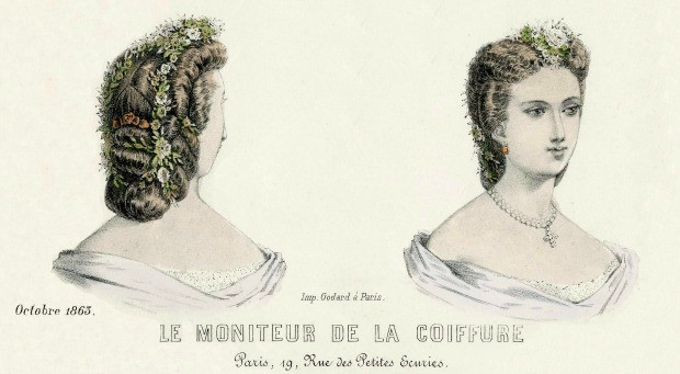 Le Moniteur de la Coiffure October 1863 Met Musem 8085e