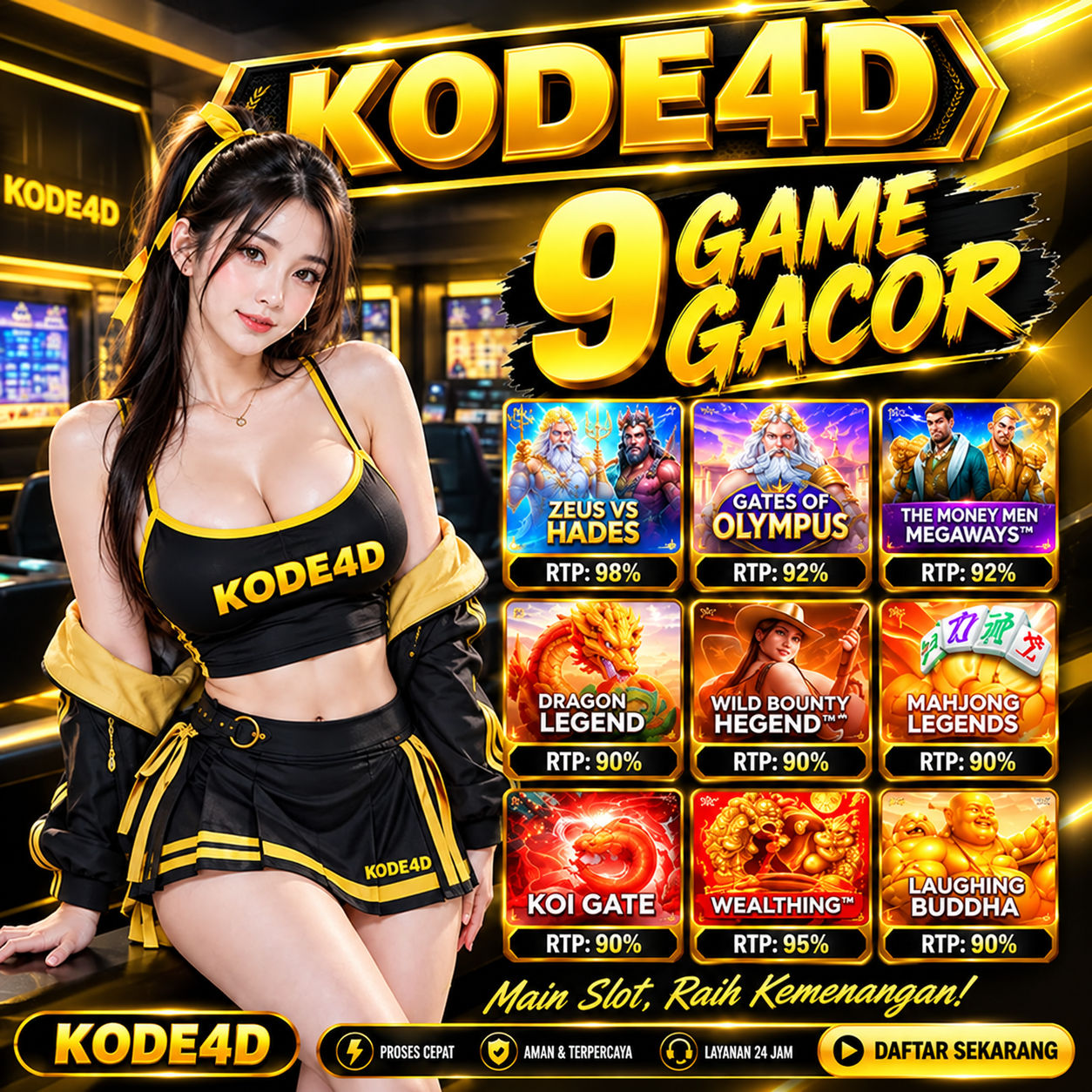 KODE4D - Link Login & Daftar Akun Resmi: Akses Cepat Langsung Main