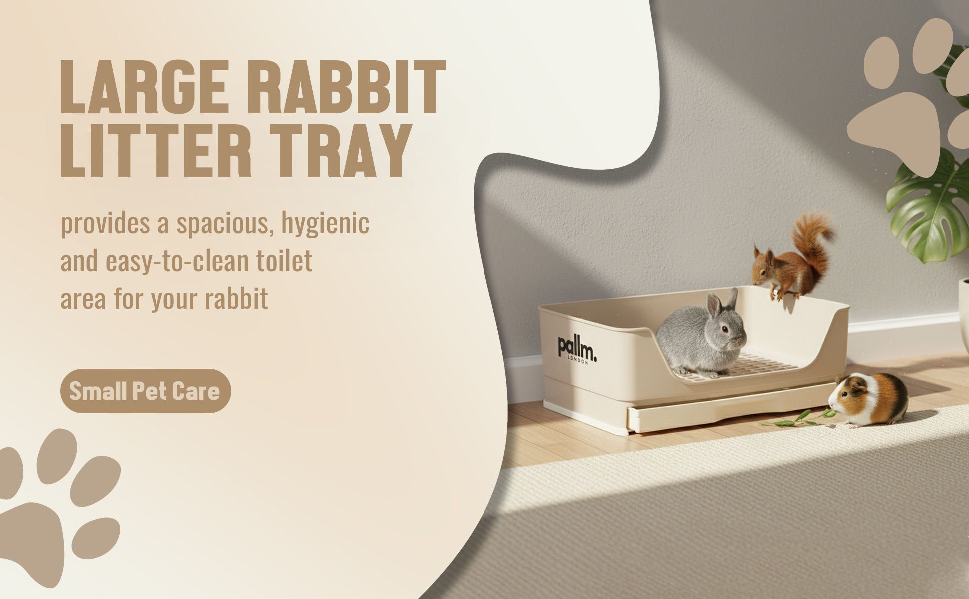 Premium Rabbit Litter Tray Showcase