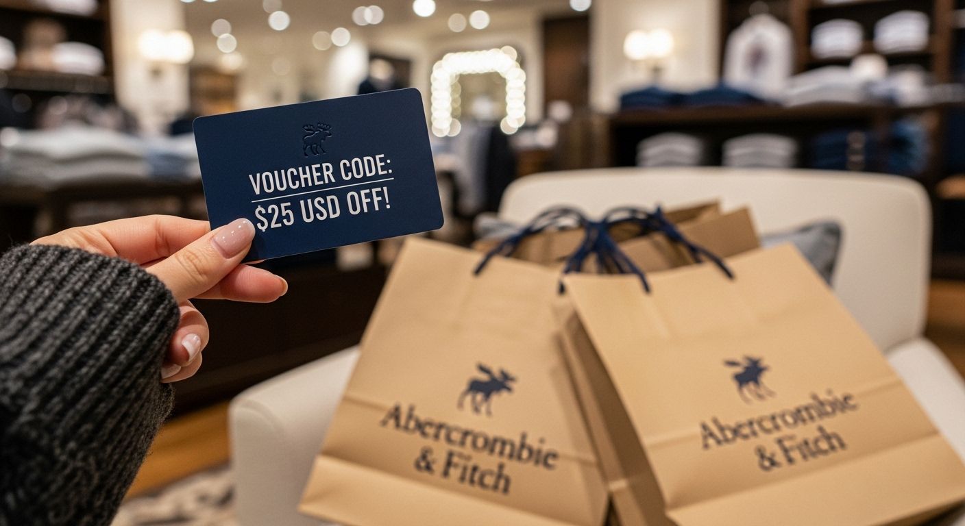abercrombie & fitch voucher code