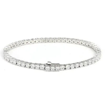 Picture of Womens VVS Moissanite Tennis Bracelet