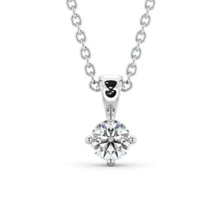 Picture of Round Cut Classic Solitaire Pendant