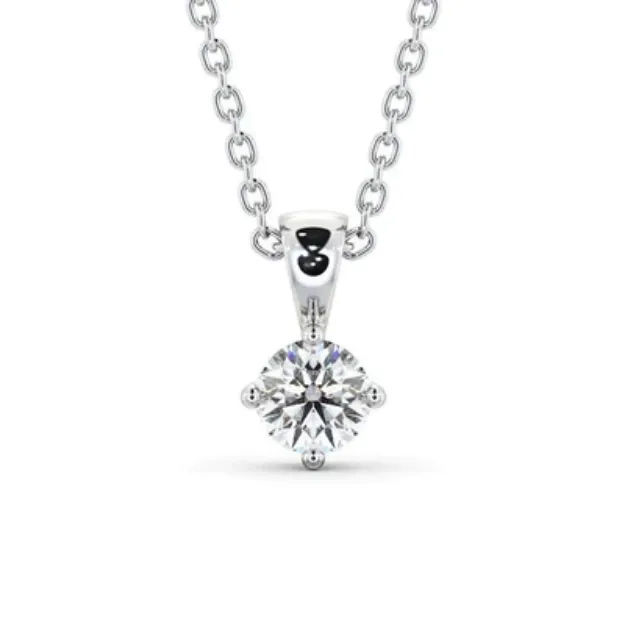 Picture of Round Cut Classic Solitaire Pendant