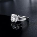 CLASSIC HALO WITH SPLIT SHANK, 1.00CT ROUND CUT