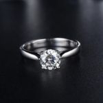 CLASSIC FOUR CLAW SETTING, 1.00CT ROUND CUT