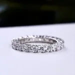 Picture of White Gold Oval Cut Simulated Diamond Women's Bridal Set In Sterling Silver