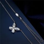 Picture of Butterfly Design Women's Pendant Necklace In Sterling Silver