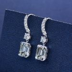 Picture of Classic Emerald Cut 3PC Jewelry Set For Women In Sterling Silver