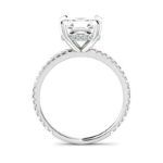 Picture of Sparkle Princess Cut Engagement Ring For Women In Sterling Silver