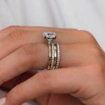 Picture of Stunning Cushion Cut 4PC Wedding Ring Set In Sterling Silver