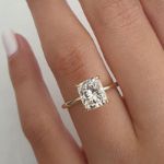 Picture of Stunning Cushion Cut 4PC Wedding Ring Set In Sterling Silver