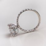 Picture of Elegant Cushion Cut Engagement Ring For Women In Sterling Silver