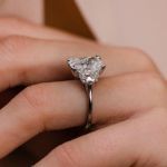 Picture of Gorgeous Radiant Cut Three Stone Engagement Ring In Sterling Silver