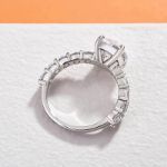 Picture of Gorgeous Oval Cut Engagement Ring In Sterling Silver