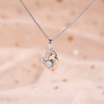 Bortwide Double Heart Sterling Silver Necklace