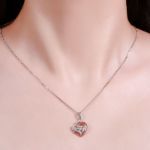 Bortwide Double Heart Sterling Silver Necklace