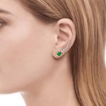 Bortwide Royal Emerald Green Climber Earrings