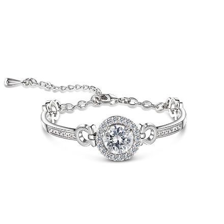 Bortwide Classic Halo Design Bracelet