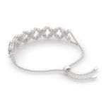 Bortwide "Gorgeous Beauty" Marquise Cut Sterling Silver Bracelet