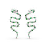 Bortwide "Spiritual Rebirth" Snake Shape Sterling Silver Earrings