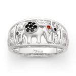 Bortwide "Lucky Elephant" Sterling Silver Band