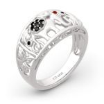 Bortwide "Lucky Elephant" Sterling Silver Band