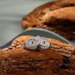 Bortwide "Night's Hunter" Owl Sterling Silver Ring