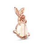 Bortwide "Adorable Rabbit" Mother-of-Pearl Sterling Silver Brooch