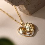 Bortwide "The Lion King and Queen" Sterling Silver Necklace