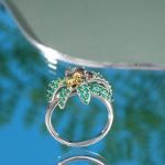 Bortwide "Tropical Vibe" Coconut Tree & Monkey Sterling Silver Ring