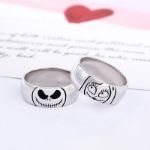 Bortwide "Magic of Love" Skull Sterling Silver Couple's Band Set