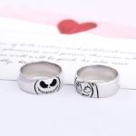 Bortwide "Magic of Love" Skull Sterling Silver Couple's Band Set