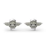 Bortwide "Baby Master" Sterling Silver Stud Earrings